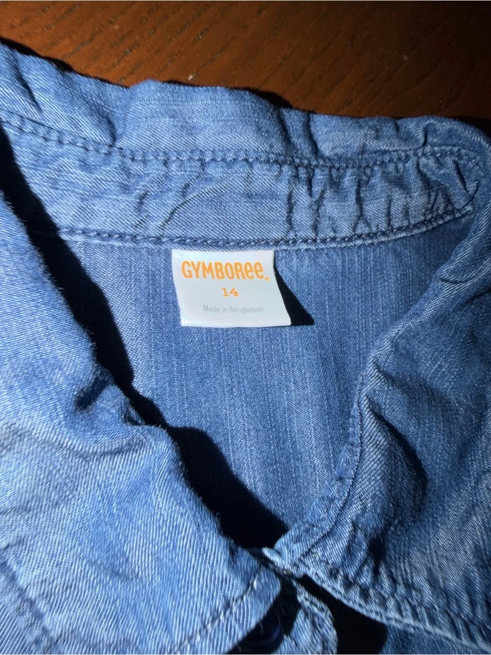 Gymboree Blue Chambray Shirt Dress